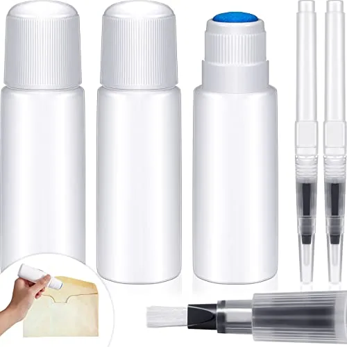 3 Piece s Envelope Moistener and 3 Packs Pencil Style Moistener