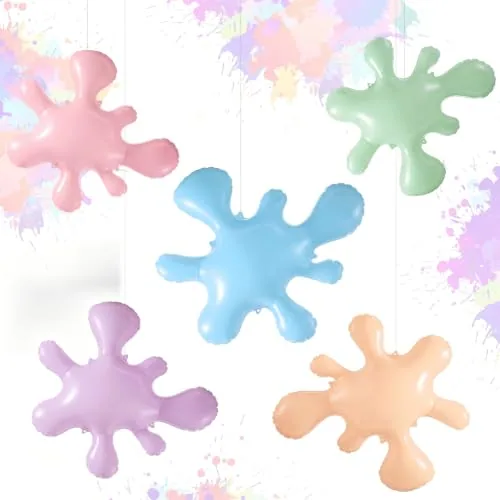 5 Piece Morandi Giant Inflatable Paint Splatter