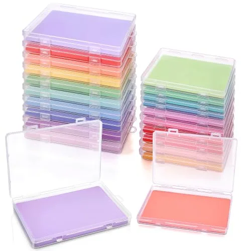 15 Piece Photo Storage Box Set 15 Pcs 4"x6" and 15 Pcs 5"x7", Clear