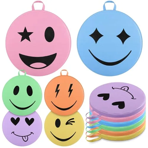 Smile Face Round Floor Cushions Bulk