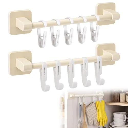 16 Piece Kitchen Glove Holder Dish Gloves Clip, White
