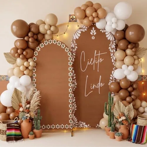 2 Piece Set of 2 Cielito Lindo Arch Backdrop Cover Mexican