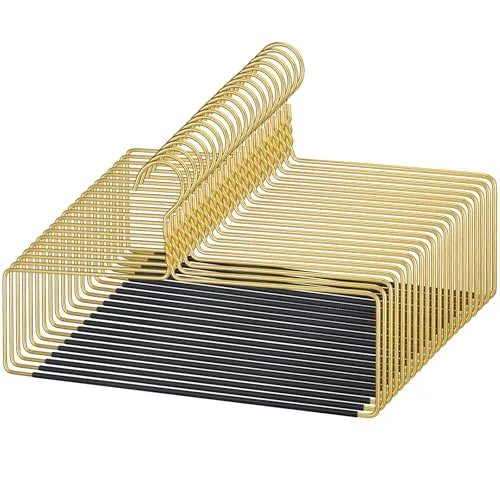 Gold Blanket Hangers 18 Inch Wide Heavy Duty Hangers
