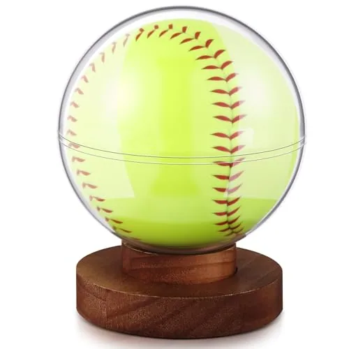 Softball Display Case Clear Ball Holder