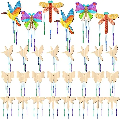 30 Piece Wind Chime Kit Make Your Own Hummingbird Crafts