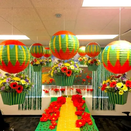 Wizard Party Hot Air Balloon Centerpieces, Pink