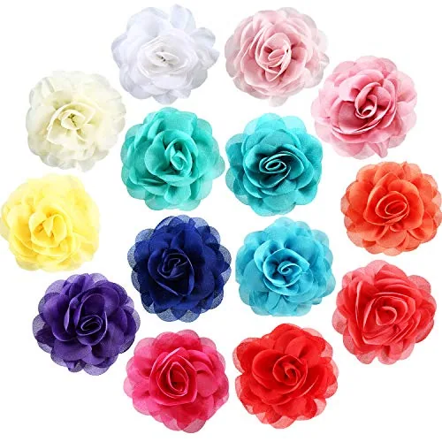 14 Piece Dog Flowers Collar Accessory Pet Adjustable Dog Large