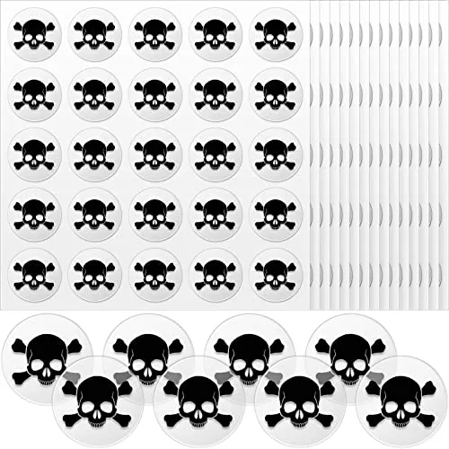 200 Piece Helmet Stickers Football Baseball, Clear