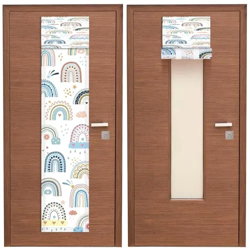 2 Piece Classroom Door Window Cover 8 x 36''