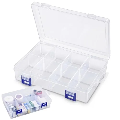 Mini Tackle Box Organizer Clear Fishing Tackle Storage