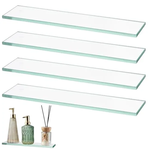 4 Piece Medicine Cabinet Shelves Replacement 13 Inch Bathroom