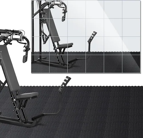 100 Piece Puzzle Exercise Mat, Black