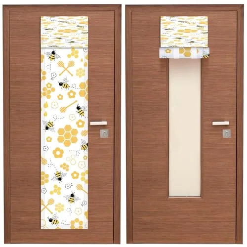 2 Piece Classroom Door Window Cover 8 x 36''