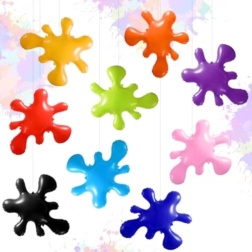 9 Piece Giant Inflatable Paint Splatter