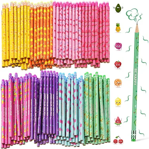 200 Piece Scented Pencils, Multicolour