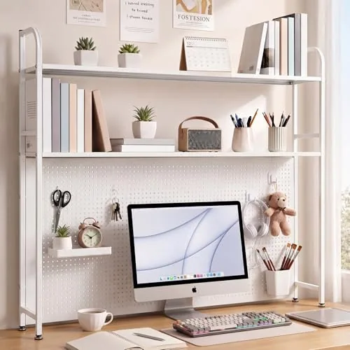 Desk Hutch, White