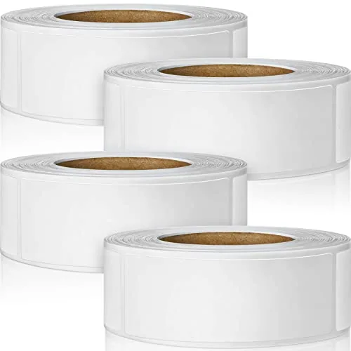 1200 Piece Self-Adhesive 1 x 3 Inch Removable Freezer Labels, White