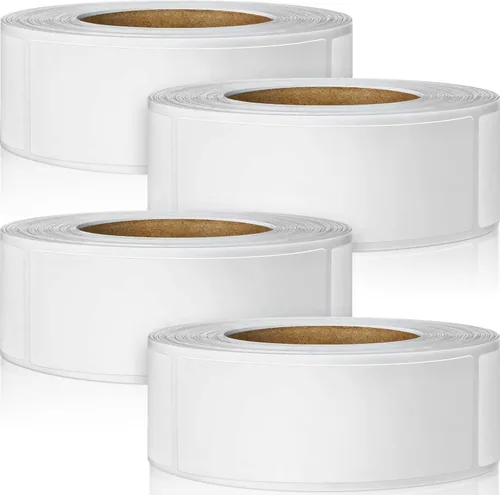 1200 Piece Self-Adhesive 1 x 3 Inch Removable Freezer Labels, White