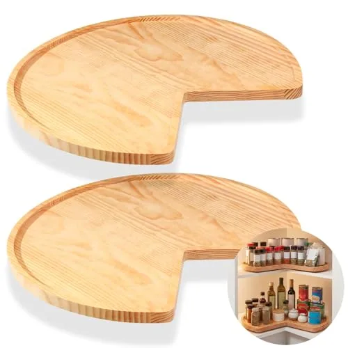 2 Piece 24in/28in/32in Banded Pine Wood Full Kidney Shaped Lazy