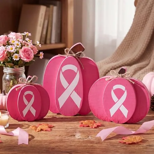 Breast Cancer Awareness Table Decor Rose Pink Breast