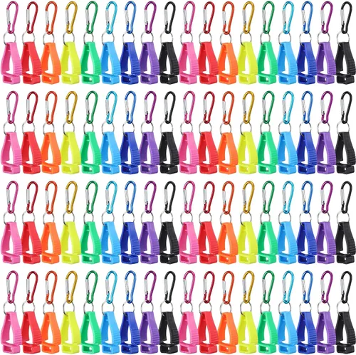 72 Piece Multicolored Glove Holder Clips Bulk, Multicolour