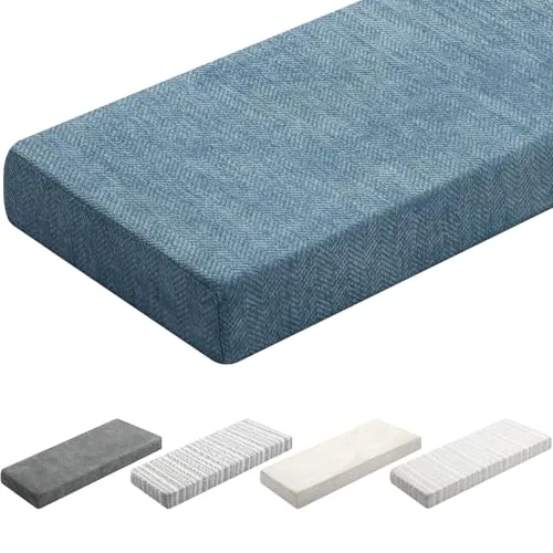 Bench Cushion 42x16x4 Inch, Blue