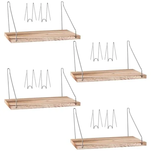 Fabric Wall Shelf Cubicle Hooks Office Cubicle Shelf, Wood