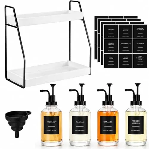 Coffee Bar Accessories, Black